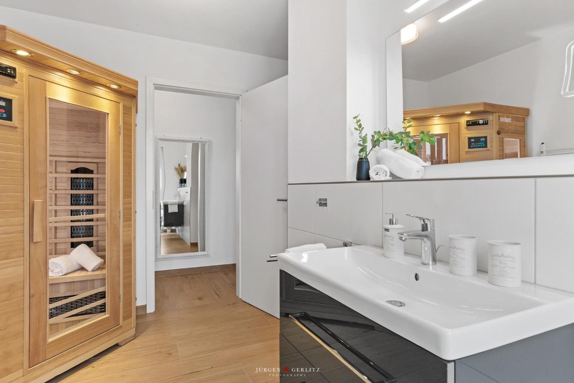 Sea Apartment Mojo- Meerblick, Infrarotauna, Terrasse Olpenitz Bagian luar foto