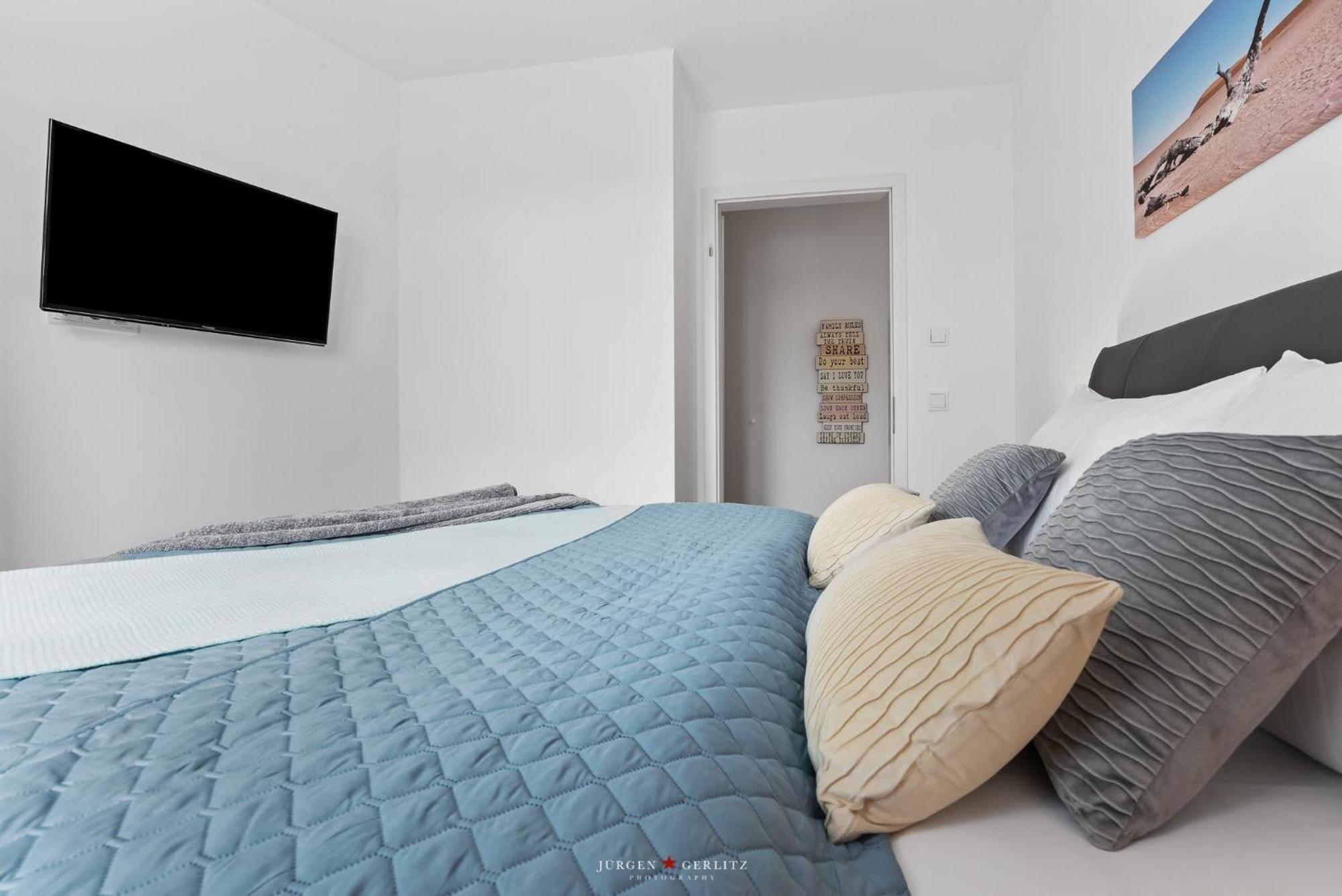 Sea Apartment Mojo- Meerblick, Infrarotauna, Terrasse Olpenitz Bagian luar foto