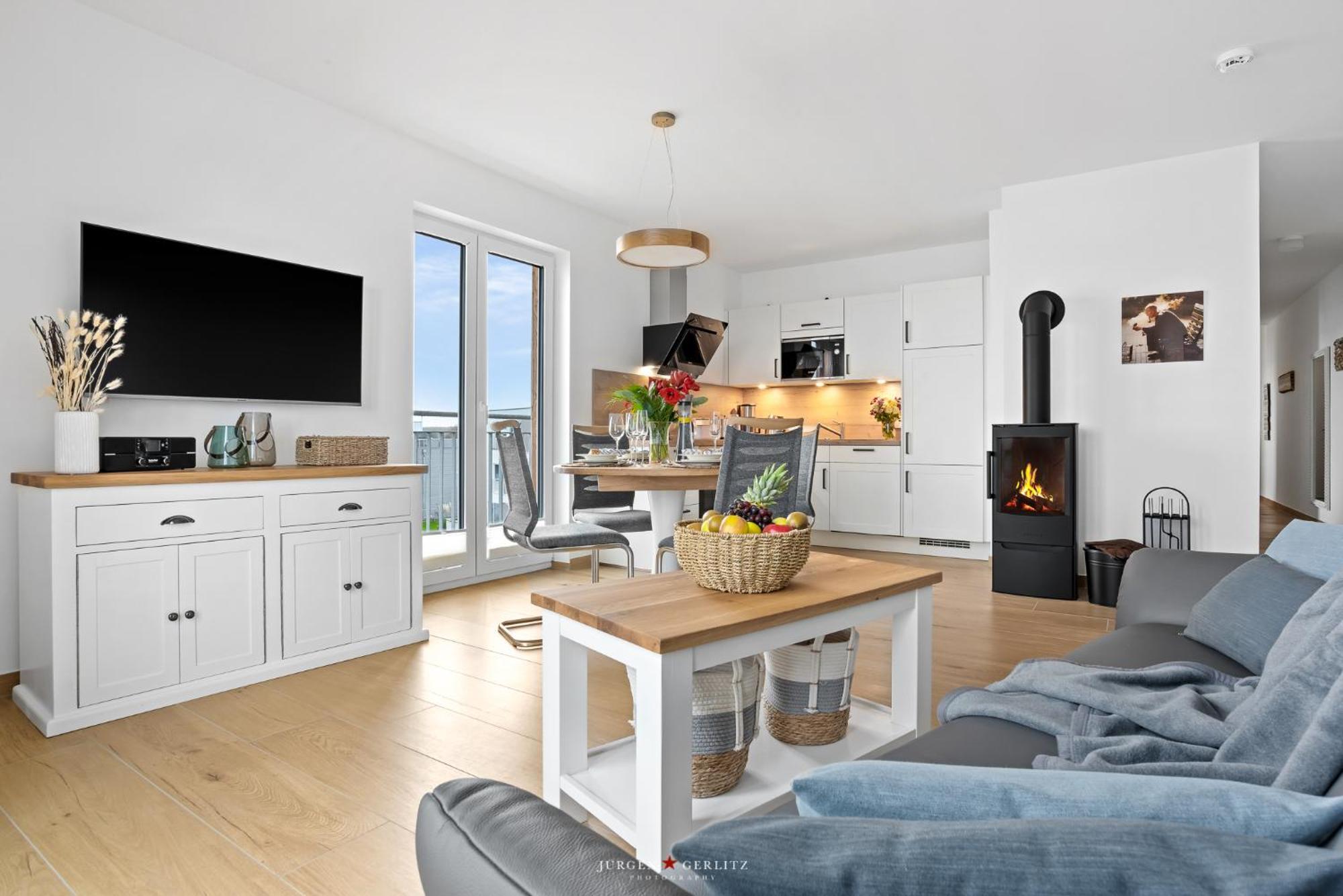 Sea Apartment Mojo- Meerblick, Infrarotauna, Terrasse Olpenitz Bagian luar foto