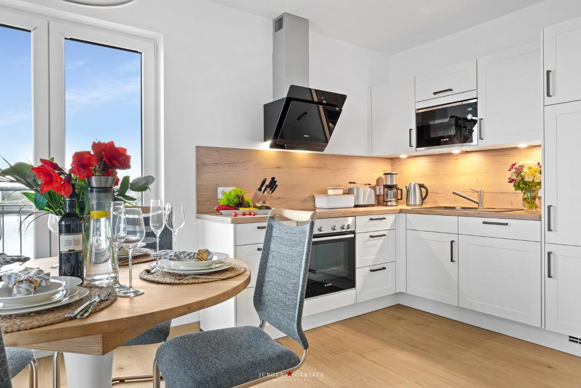 Sea Apartment Mojo- Meerblick, Infrarotauna, Terrasse Olpenitz Bagian luar foto