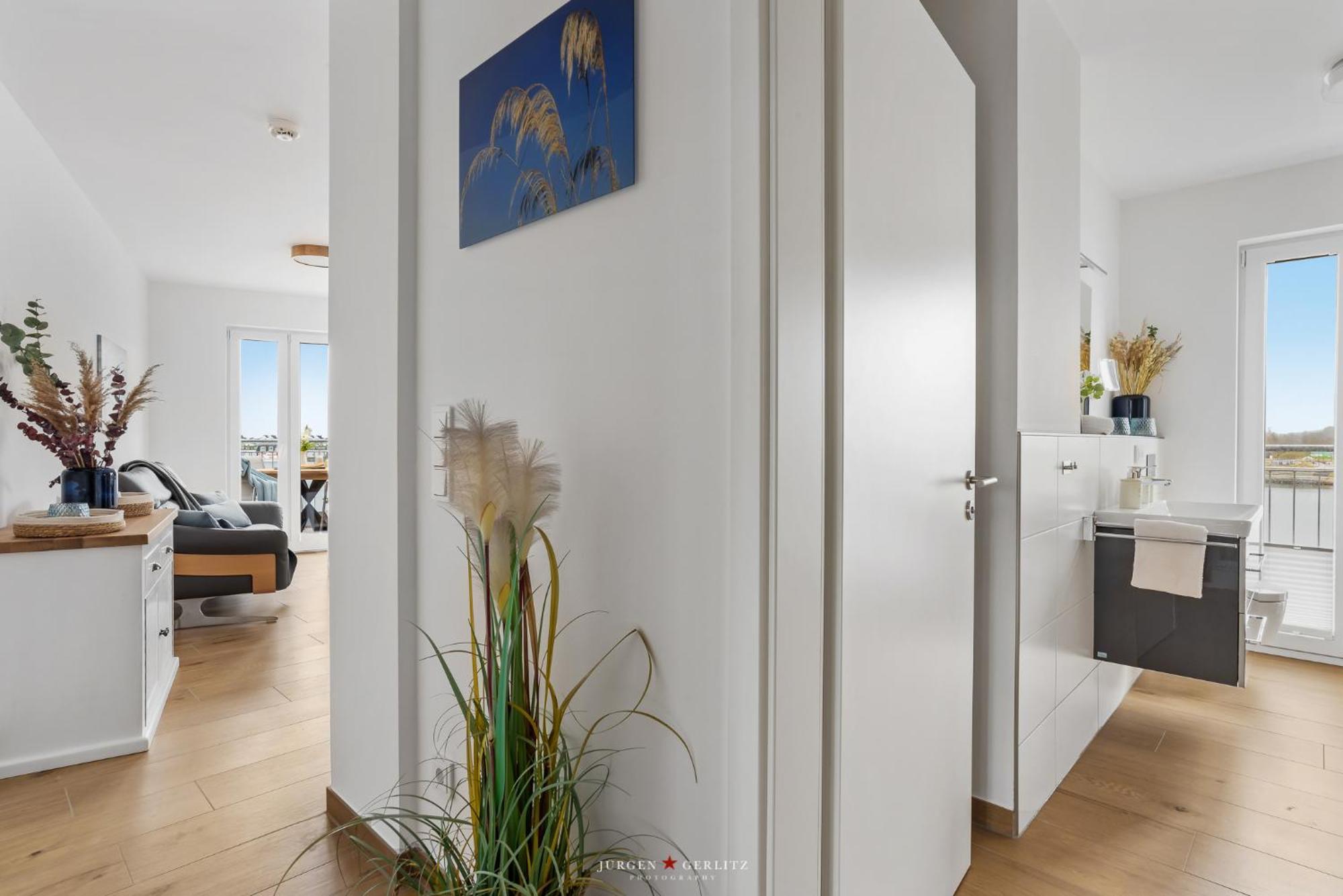Sea Apartment Mojo- Meerblick, Infrarotauna, Terrasse Olpenitz Bagian luar foto